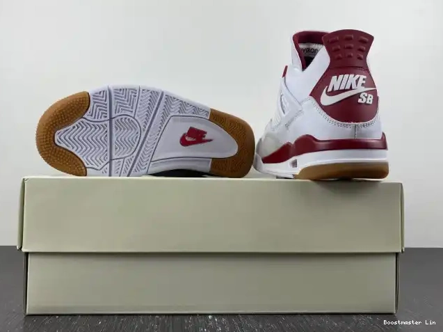 Bmlin Red Retro Jordan 4 DR5415-160 Pine SB 0526
